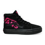 VANS JUNIOR SK8-HI SHOES LOGO BLACK RED