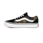 VANS KIDS COMFYCUSH OLD SKOOL SHOES WOODLAND CAMO BLACK TRUE WHITE - Image 2
