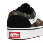 VANS KIDS COMFYCUSH OLD SKOOL SHOES WOODLAND CAMO BLACK TRUE WHITE - Image 6