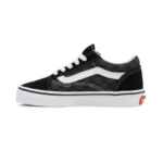 VANS KIDS OLD SKOOL SHOES FLAME LOGO REPEAT BLACK - Image 2