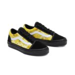 VANS KIDS OLD SKOOL SHOES GLOW LIGHTNING BLACK YELLOW - Image 3