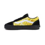 VANS KIDS OLD SKOOL SHOES GLOW LIGHTNING BLACK YELLOW - Image 6