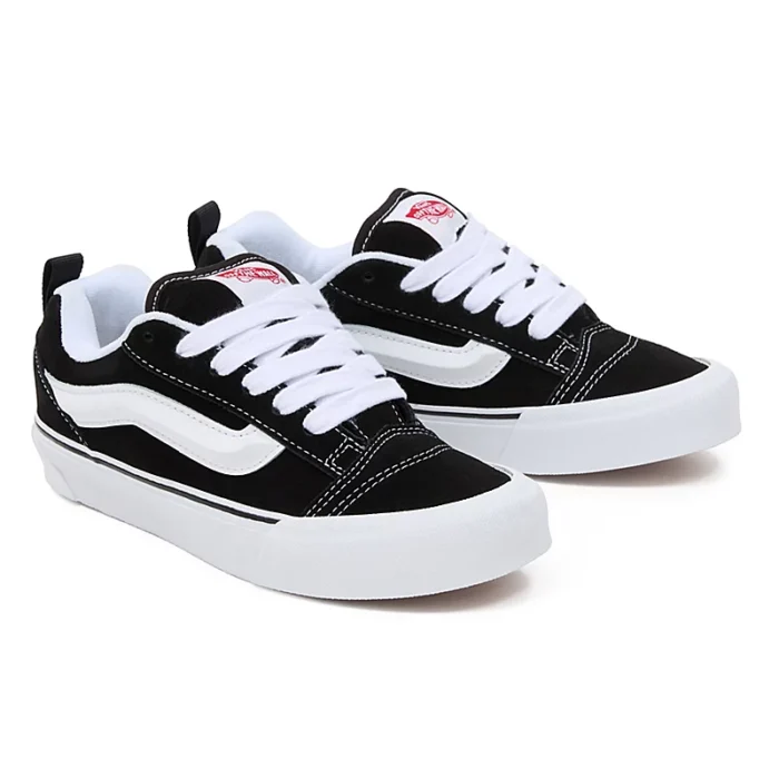 VANS KNU SKOOL SHOES BLACK TRUE WHITE - Image 2