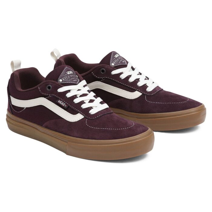 VANS KYLE WALKER SHOES SUEDE GUM WINE - Image 2