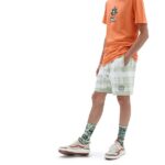 VANS PEACE OF MIND LOOSE FLEECE SHORT CELADON GREEN TIE DYE - Image 6