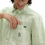 VANS PIECE OF MIND SHIRT CELADON GREEN TIE DYE - Image 3