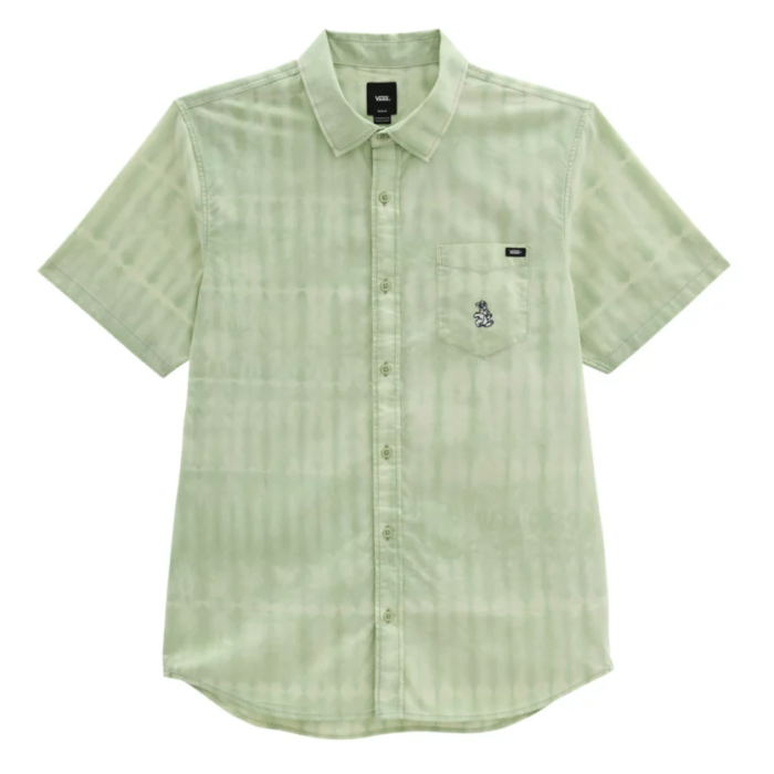 VANS PIECE OF MIND SHIRT CELADON GREEN TIE DYE - Image 4