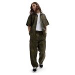 VANS RANGE CARGO BAGGY TAPERED ELASTIC TROUSERS GRAPE LEAF LODE - Image 4