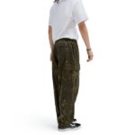 VANS RANGE CARGO BAGGY TAPERED ELASTIC TROUSERS GRAPE LEAF LODE - Image 2