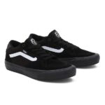 VANS ROWAN SHOES BLACK WHITE - Image 8