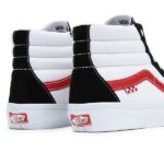 VANS SK8-HI SHOES BLACK WHITE - Image 2