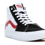 VANS SK8-HI SHOES BLACK WHITE - Image 3