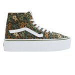 VANS SK8-HI TAPERED SHOES CAMO FLORAL LODEN GREEN
