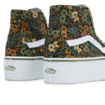 VANS SK8-HI TAPERED SHOES CAMO FLORAL LODEN GREEN - Image 2