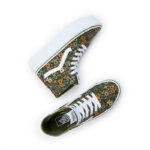 VANS SK8-HI TAPERED SHOES CAMO FLORAL LODEN GREEN - Image 4