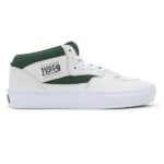VANS SKATE HALF CAB SHOES WHITE GREEN