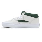 VANS SKATE HALF CAB SHOES WHITE GREEN - Image 2