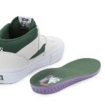 VANS SKATE HALF CAB SHOES WHITE GREEN - Image 7
