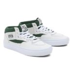 VANS SKATE HALF CAB SHOES WHITE GREEN - Image 5