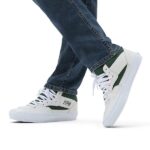 VANS SKATE HALF CAB SHOES WHITE GREEN - Image 8