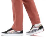 VANS SKATE OLD SKOOL SHOES TIE DYE TERRY BLACK MULTI - Image 4