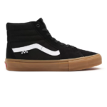 VANS SKATE SK8-HI SHOES BLACK GUM