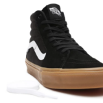 VANS SKATE SK8-HI SHOES BLACK GUM - Image 4