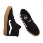 VANS SKATE SK8-HI SHOES BLACK GUM - Image 7