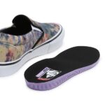 VANS SKATE SLIP ON SHOES TIE DYE TERRY BLACK MULTI - Image 8