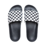 VANS SLIDE ON SANDALS CHECKERBOARD WHITE - Image 2