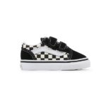 VANS TODDLER PRIMARY CHECK OLD SKOOL BLACK WHITE