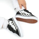 VANS TODDLER PRIMARY CHECK OLD SKOOL BLACK WHITE - Image 6