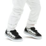 VANS TODDLER PRIMARY CHECK OLD SKOOL BLACK WHITE - Image 7