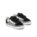 VANS TODDLER PRIMARY CHECK OLD SKOOL BLACK WHITE - Image 8