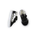 VANS TODDLER PRIMARY CHECK OLD SKOOL BLACK WHITE - Image 9
