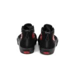 VANS TODDLER SK8-HI ZIP SHOES LOGO BLACK RED - Image 7