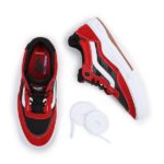 VANS WAYVEE SKATE SHOES ATHLETIC BLACK RED - Image 3