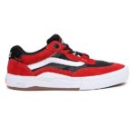 VANS WAYVEE SKATE SHOES ATHLETIC BLACK RED - Image 5