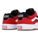 VANS WAYVEE SKATE SHOES ATHLETIC BLACK RED - Image 8