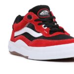 VANS WAYVEE SKATE SHOES ATHLETIC BLACK RED - Image 9
