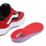 VANS WAYVEE SKATE SHOES ATHLETIC BLACK RED - Image 10