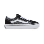 VANS KIDS OLD SKOOL LOGO BLACK GREY