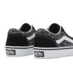VANS KIDS OLD SKOOL LOGO BLACK GREY - Image 3