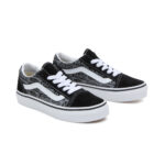 VANS KIDS OLD SKOOL LOGO BLACK GREY - Image 2