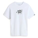 VANS BOYS SKELETON T-SHIRT WHITE