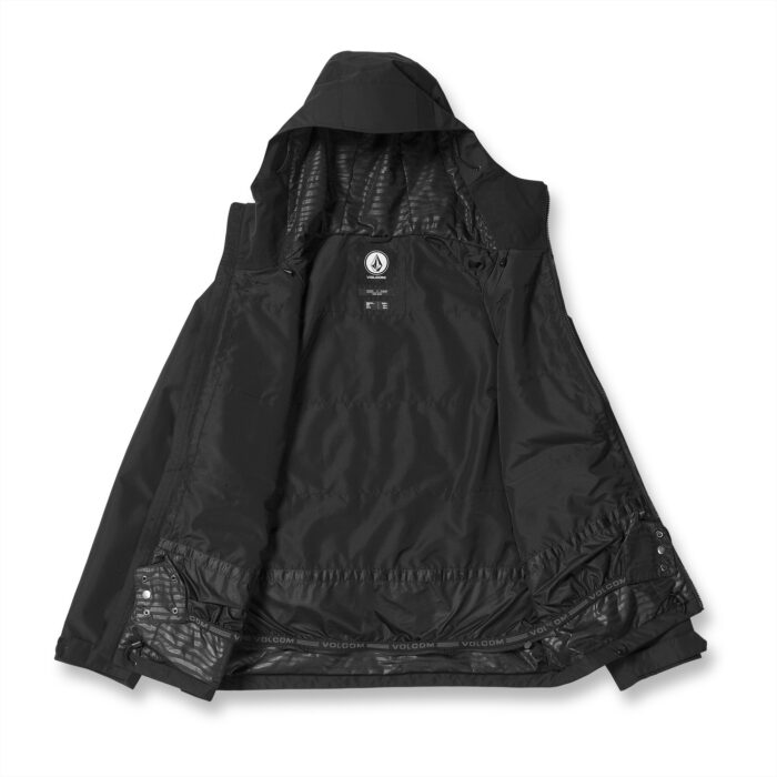 VOLCOM 2836 INSULATED SNOW JACKET BLACK - Image 4