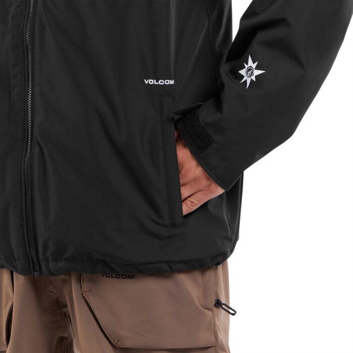 VOLCOM 2836 INSULATED SNOW JACKET BLACK - Image 3