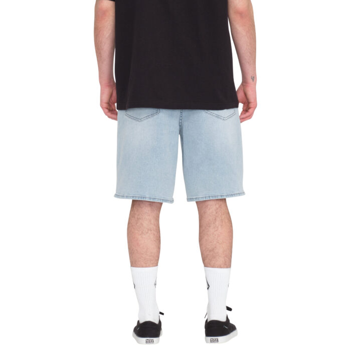 VOLCOM BILLOW DENIM SHORT DESERT DIRT INDIGO - Image 2