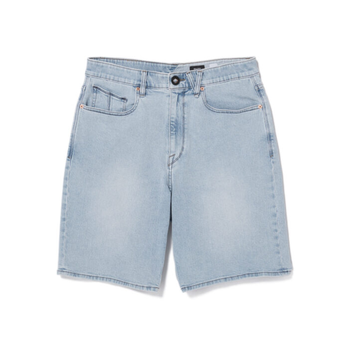 VOLCOM BILLOW DENIM SHORT DESERT DIRT INDIGO - Image 6