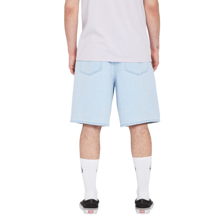 VOLCOM BILLOW DENIM SHORT LIGHT BLUE - Image 2